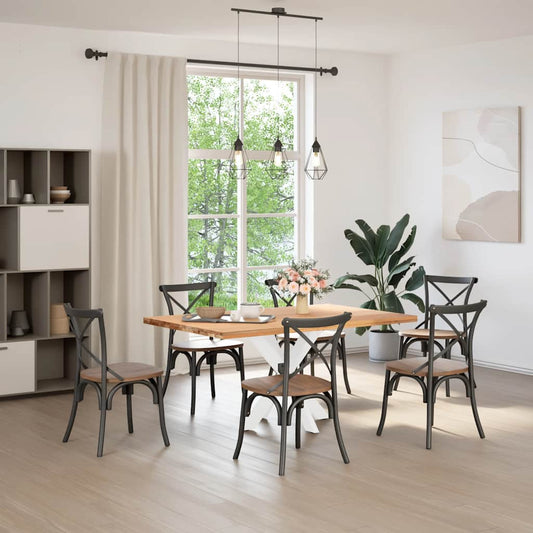 Esstischbein in Spinnenform Weiß 85x85x(72-73) cm Stahl