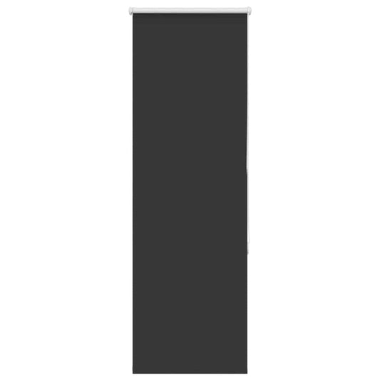 Verdunkelungsrollo Schwarz 50x175 cm Stoffbreite 45,7 cm
