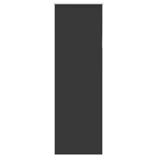 Verdunkelungsrollo Schwarz 85x210 cm Stoffbreite 80,7 cm