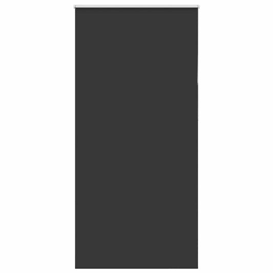 Verdunkelungsrollo Schwarz 95x230 cm Stoffbreite 90,7 cm