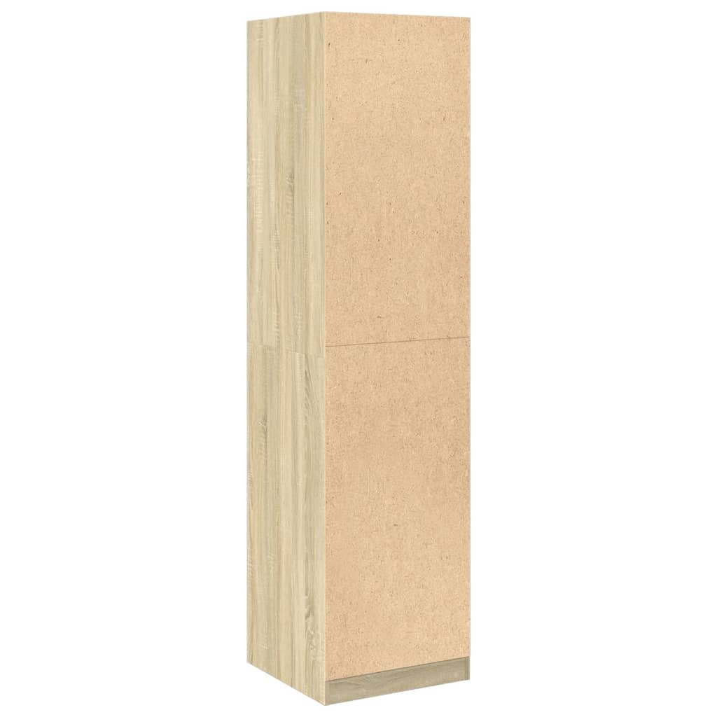 Garderobeskab Sonoma Eg 50x50x200 cm Træmateriale