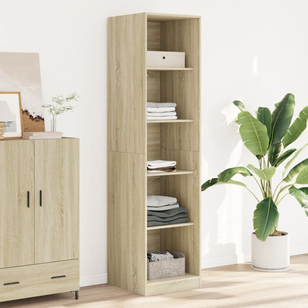 Garderobeskab Sonoma Eg 50x50x200 cm Træmateriale