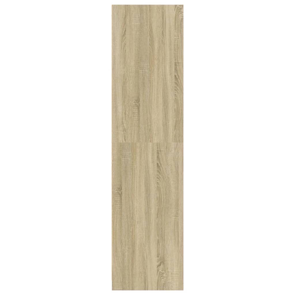 Garderobeskab Sonoma Eg 80x50x200 cm Træmateriale