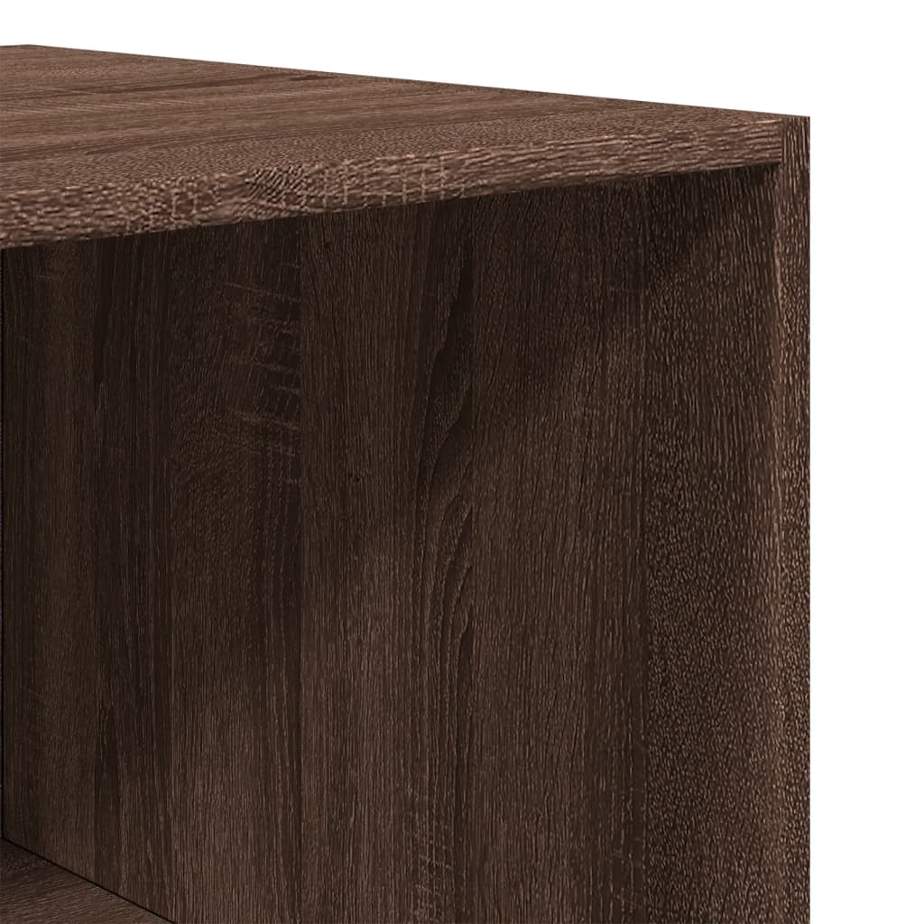 Garderobe Brun Eg Look 80x50x200 cm Træmateriale