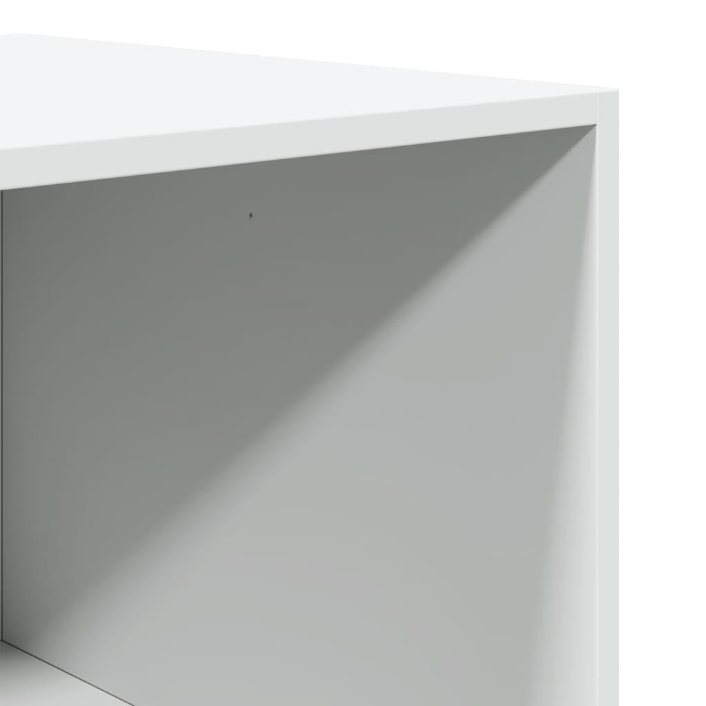 Garderobe Hvid 100x50x200 cm Træ Materiale