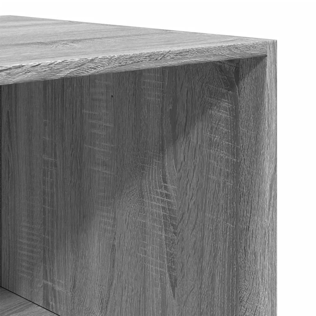 Garderobe Grå Sonoma 100x50x200 cm Træmateriale