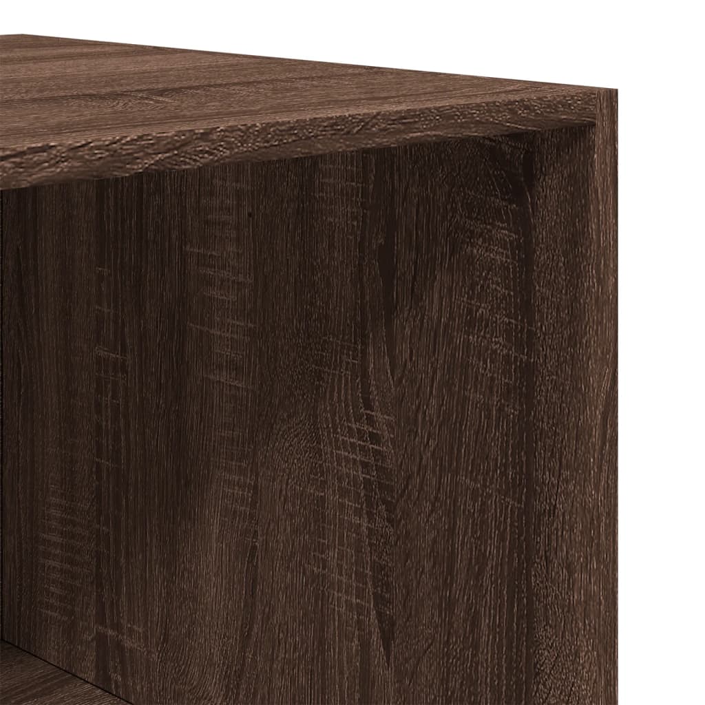 Garderobe Brun Eg Look 100x50x200 cm Træmateriale