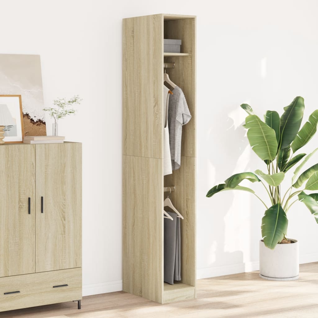 Garderobe Sonoma Eg 30x50x200 cm Træmateriale