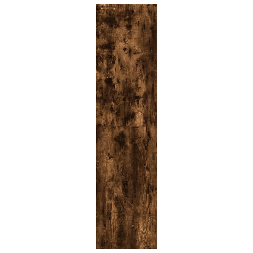 Garderobe røget eg 30x50x200 cm træmateriale