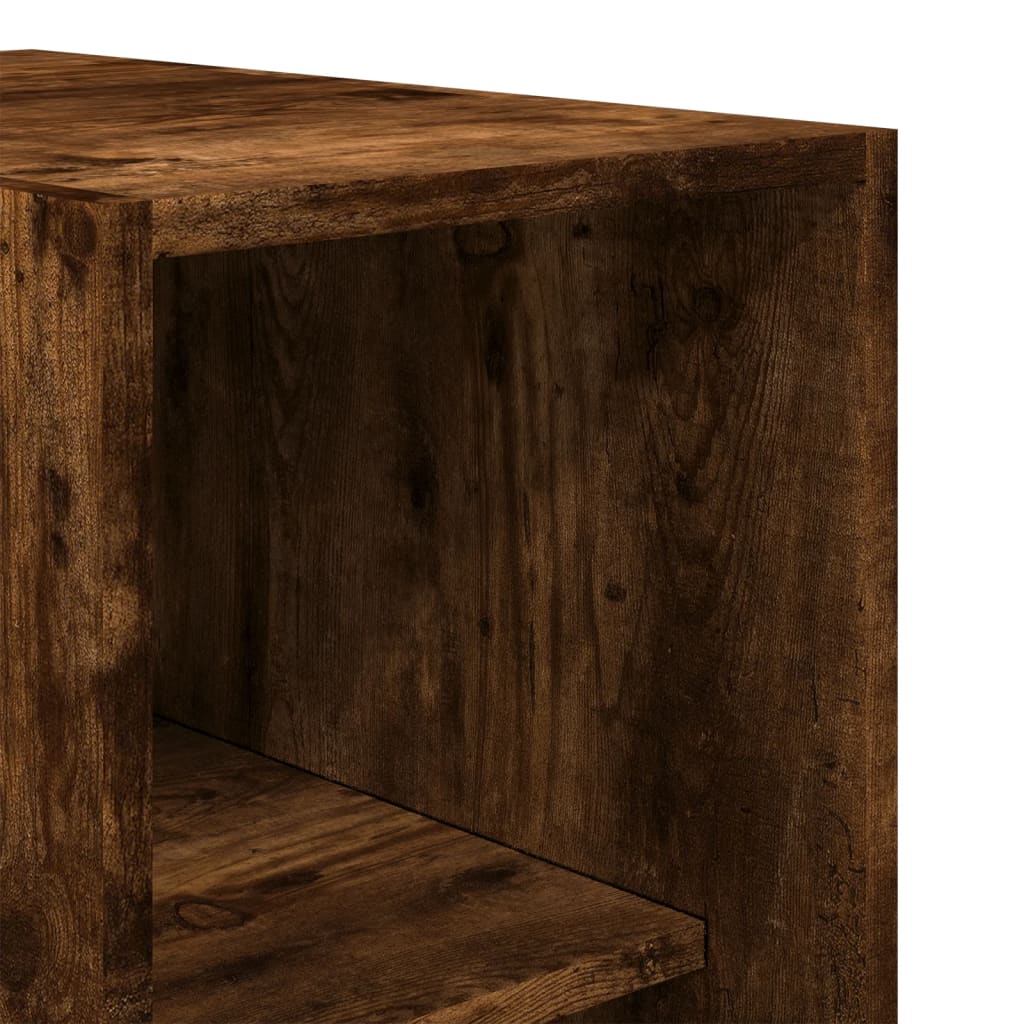 Garderobe røget eg 30x50x200 cm træmateriale