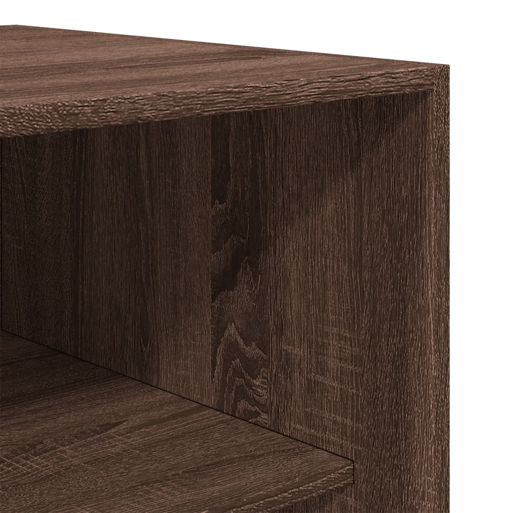 Garderobe Brun Eg Look 80x50x200 cm Træmateriale