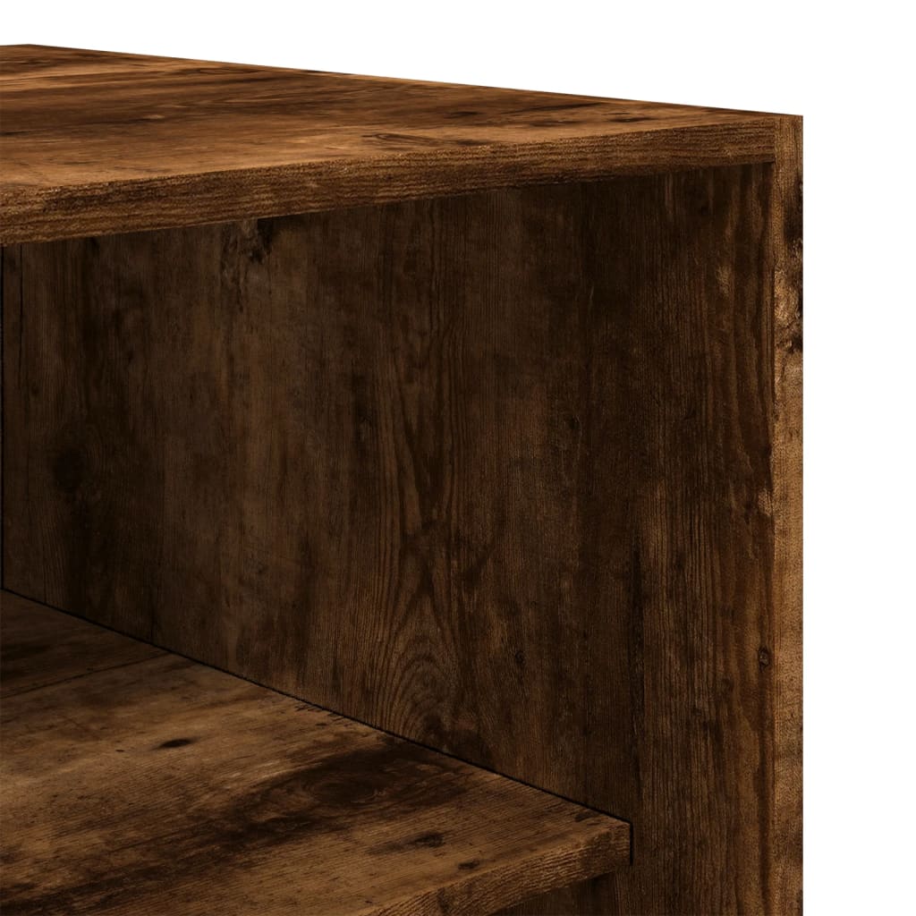 Garderobe røget eg 100x50x200 cm træmateriale