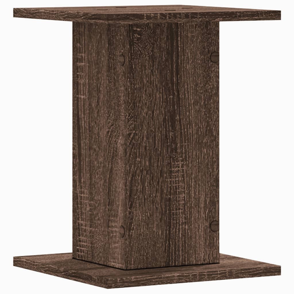 Pflanzenständer 2 Stk. Eichen-Optik 30x30x40 cm Holzwerkstoff