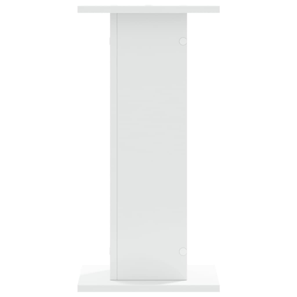 Plantestand 2 stk Hvid 30x30x60 cm Træmateriale