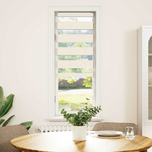 Doppelrollo Marmorbeige 50x150 cm Stoffbreite 45,9 cm Polyester