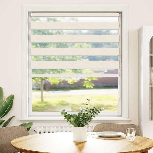 Doppelrollo Marmorbeige 115x150cm Stoffbreite 110,9 cm Polyester