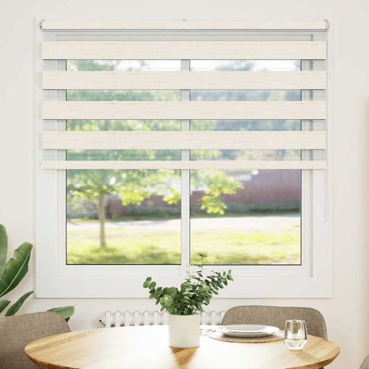 Doppelrollo Marmorbeige 140x150cm Stoffbreite 135,9 cm Polyester