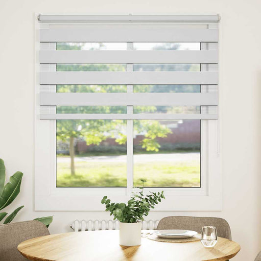 Doppelrollo Weiß 135x150 cm Stoffbreite 130,9 cm Polyester