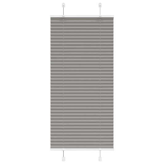 Plissee Anthrazit 60x100 cm Stoffbreite 59,4 cm Polyester