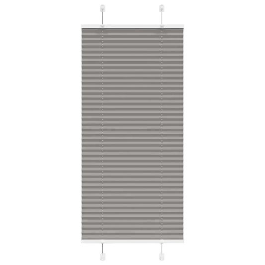 Plissee Anthrazit 65x100 cm Stoffbreite 64,4 cm Polyester