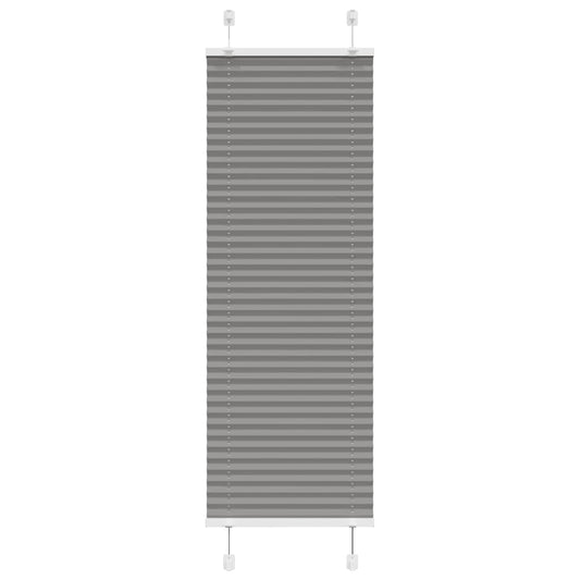 Plissee Anthrazit 40x150 cm Stoffbreite 39,4 cm Polyester