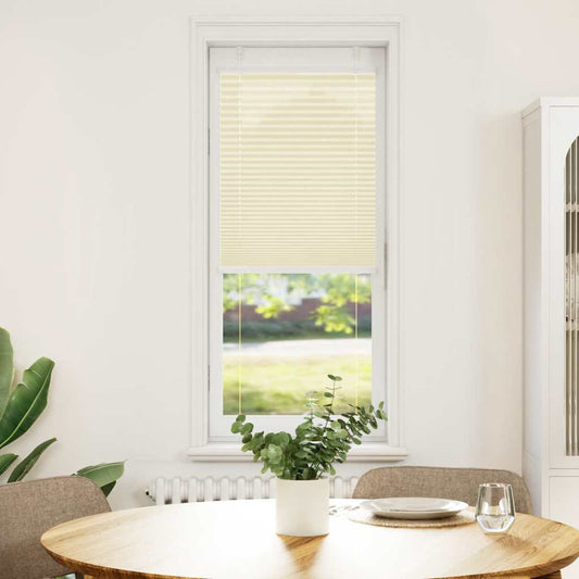 Plissee Creme 40x100 cm Stoffbreite 39,4 cm Polyester