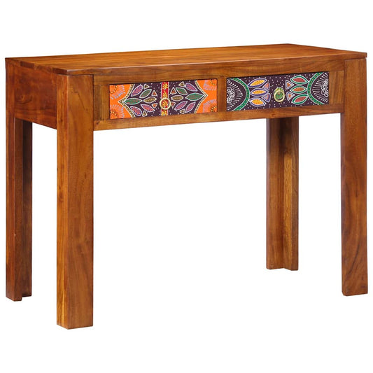 Schreibtisch Braun 100 x 50 x 75 cm Massivholz Akazie