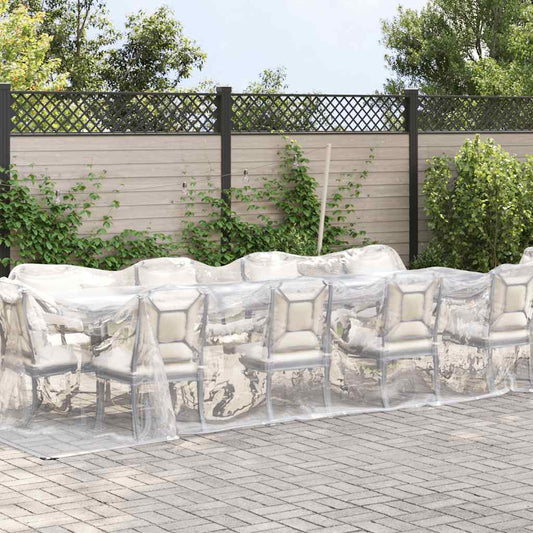 Transparente Plane mit Ösen 3x10 m Polyethylen