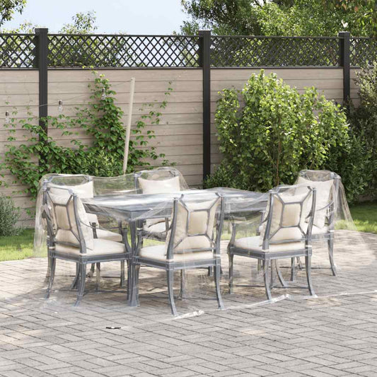 Klare Plane mit Ösen 3x4 m PVC