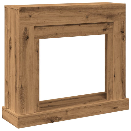 Kaminumrandung Artisan-Eiche 100x30x87,5 cm Holzwerkstoff