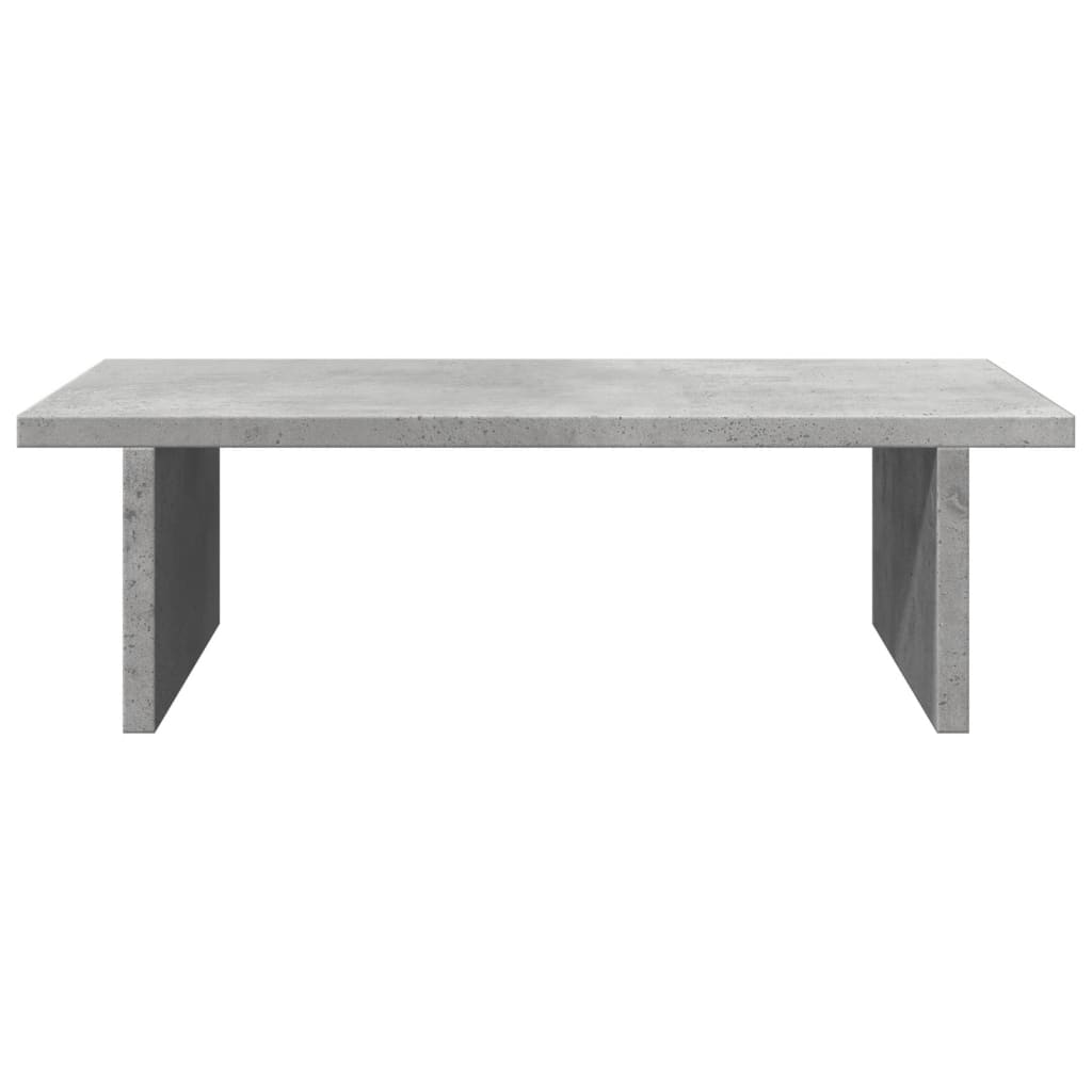 Skærmstativ Betongrå 50x27x15 cm Træmateriale