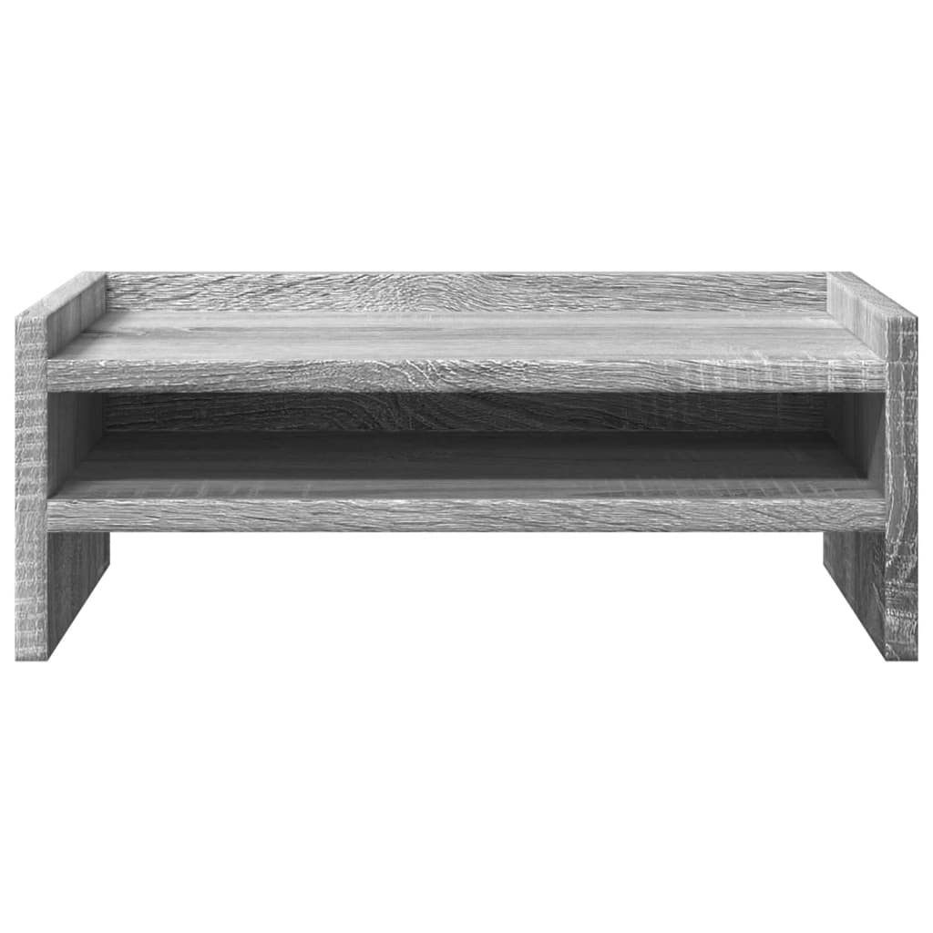 Monitorstativ Grå Sonoma 42x24x16 cm Træmateriale