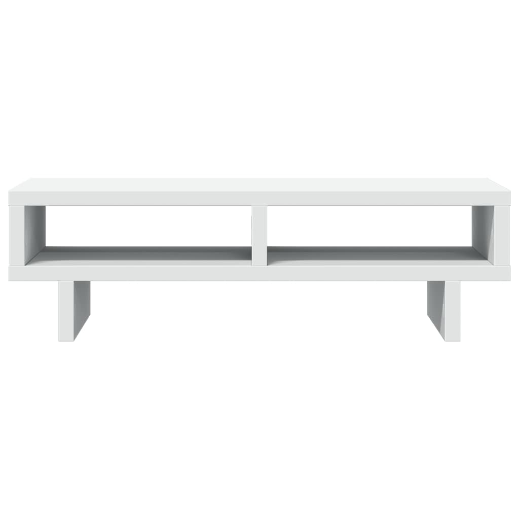 Monitorstativ Hvid 50x27x15 cm Træmateriale