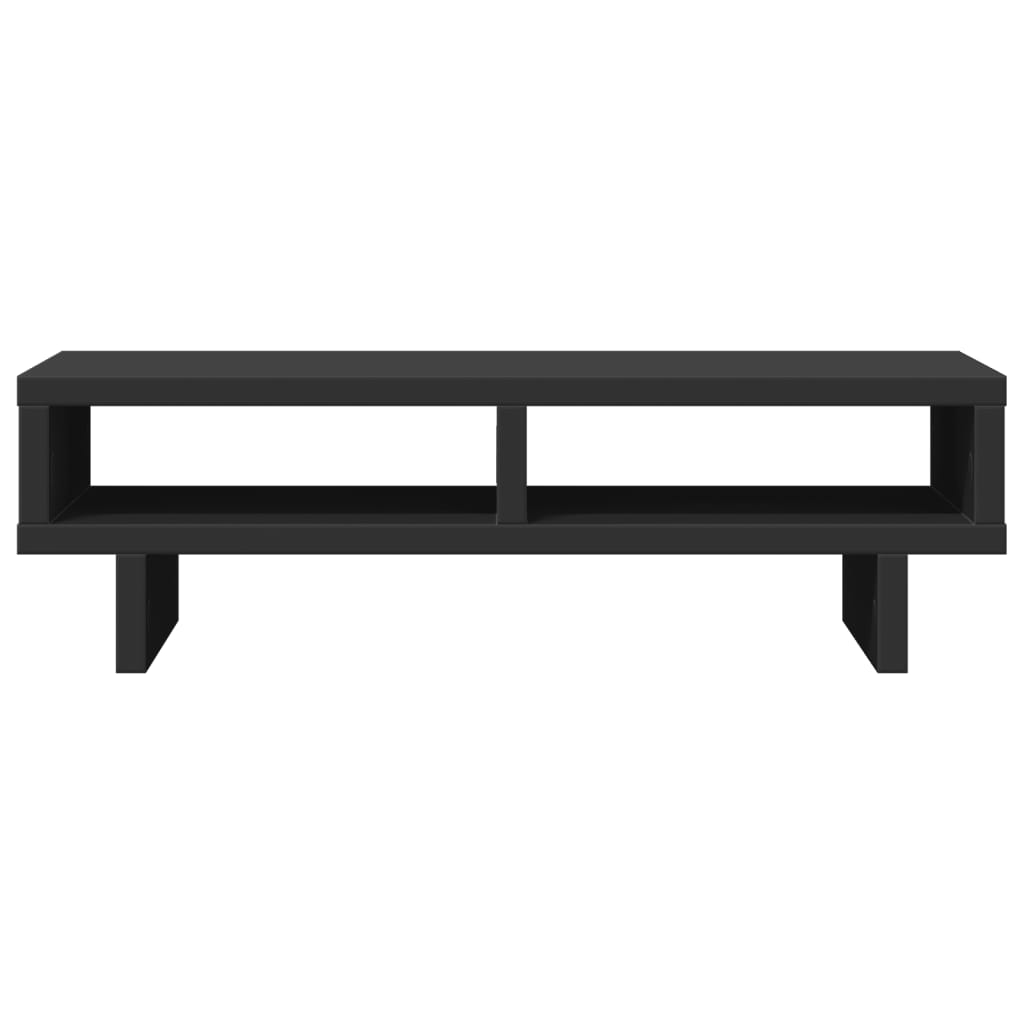Monitorstativ Sort 50x27x15 cm Træmateriale