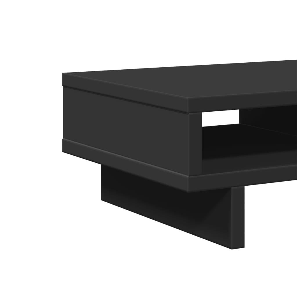 Monitorstativ Sort 50x27x15 cm Træmateriale