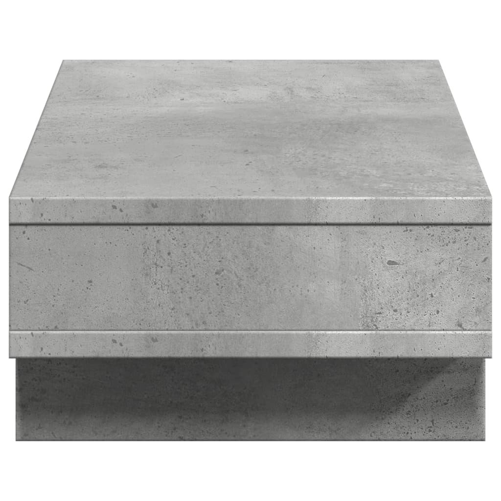 Skærmstativ Betongrå 50x27x15 cm Træmateriale