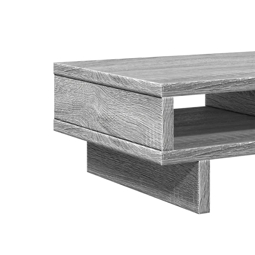 Monitorstativ Grå Sonoma 50x27x15 cm Træmateriale
