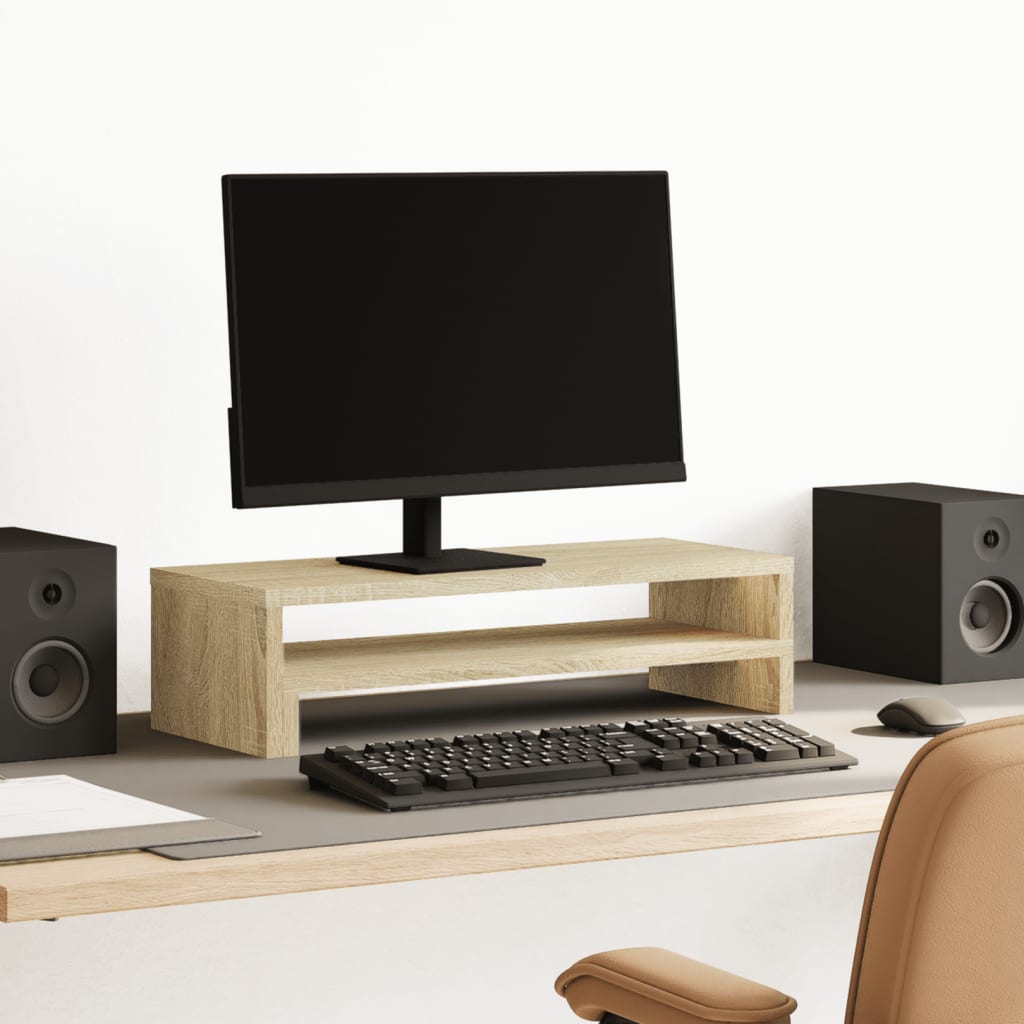 Monitorstativ Sonoma eg 54x22x15 cm træmateriale