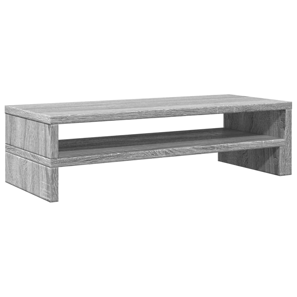 Skærmstativ Grå Sonoma 54x22x15 cm Træmateriale