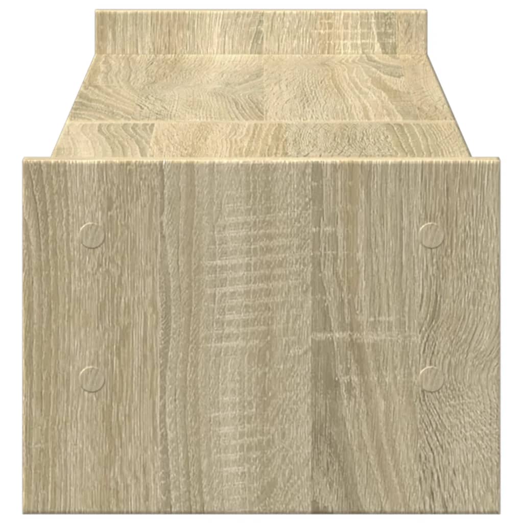 Monitorstativ Sonoma eg 100x27x20 cm træmateriale