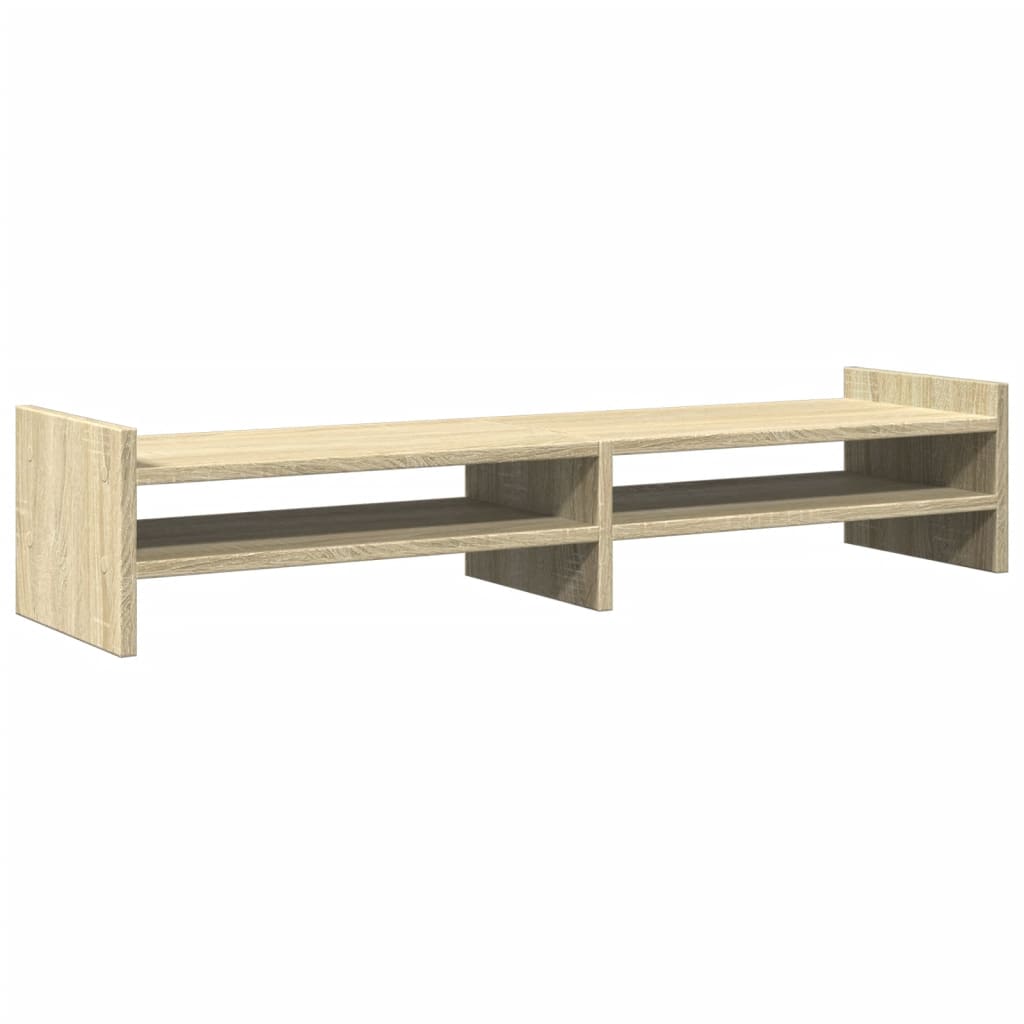 Monitorstativ Sonoma eg 100x27x20 cm træmateriale