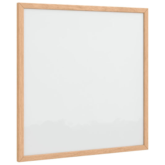 Magnetisches Whiteboard mit massivem Kiefernholzrahmen 40x40 cm
