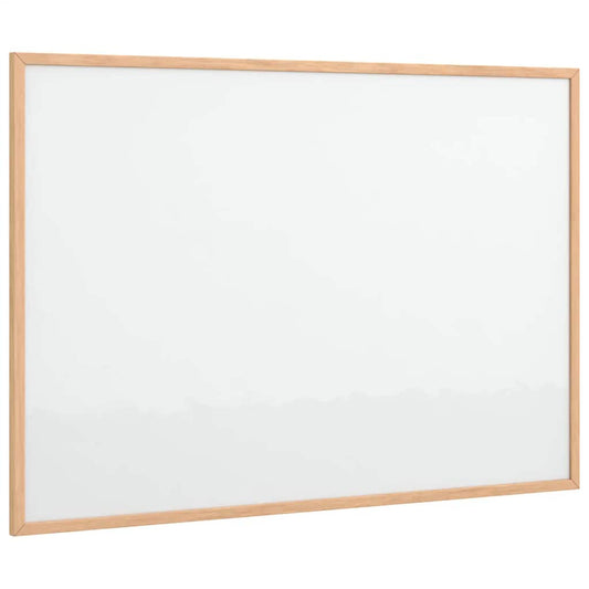 Magnetisches Whiteboard mit Rahmen aus massivem Kiefernholz 80 x 55 cm