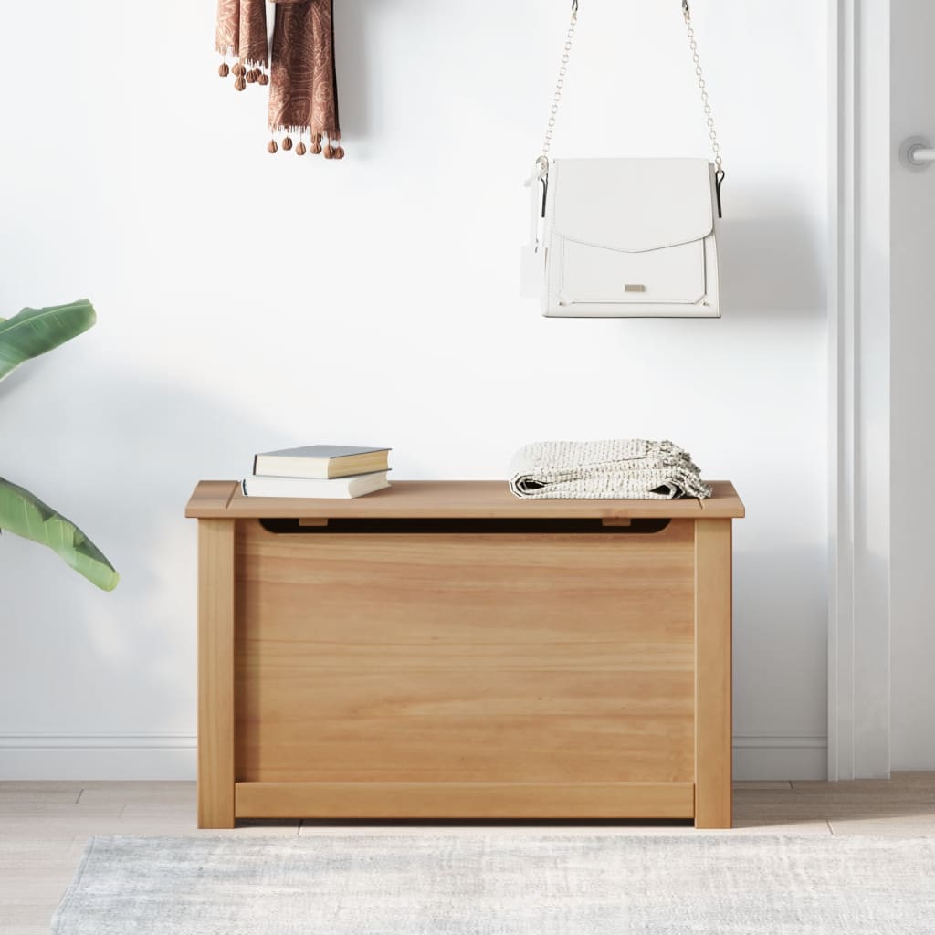 Skrin med låg Panama 79x42x46 cm massiv fyrretræ
