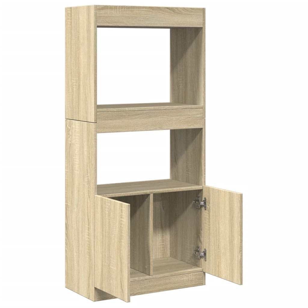 Highboard Sonoma eg 63x33x140 cm træmateriale