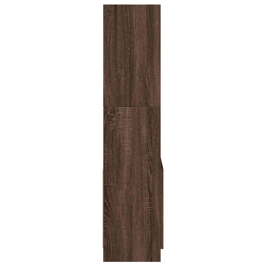 Highboard Brun Eg Look 63x33x140 cm Træmateriale