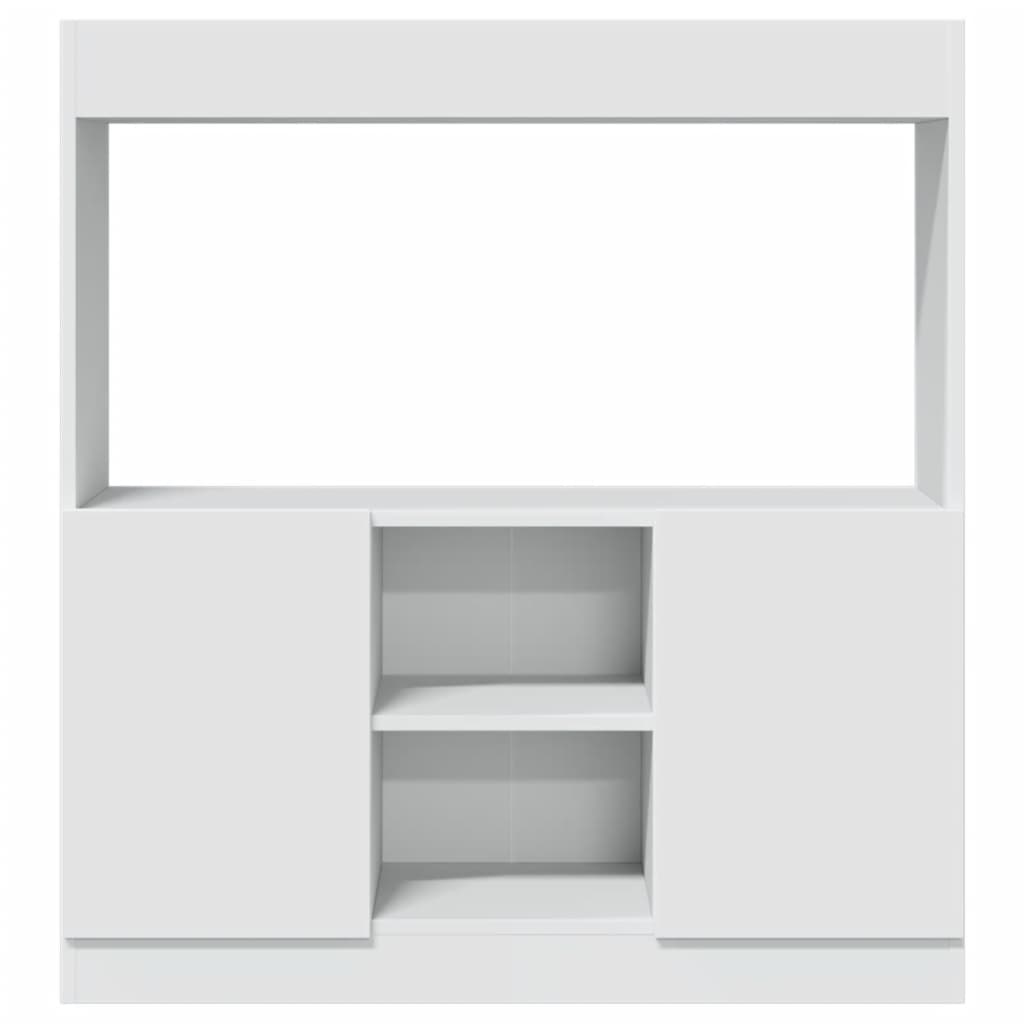 Highboard Hvid 92x33x100 cm Træmateriale