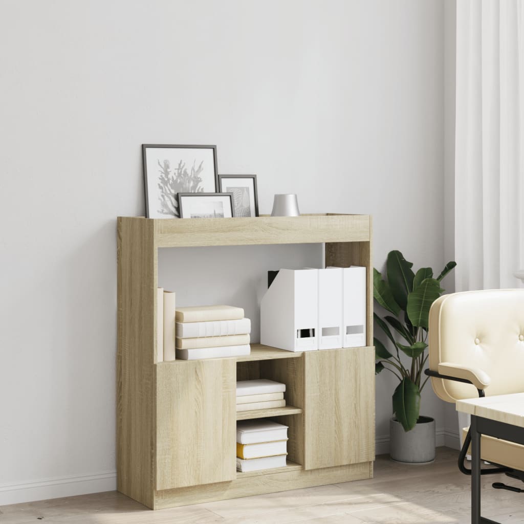 Highboard Sonoma Eg 92x33x100 cm Træmateriale