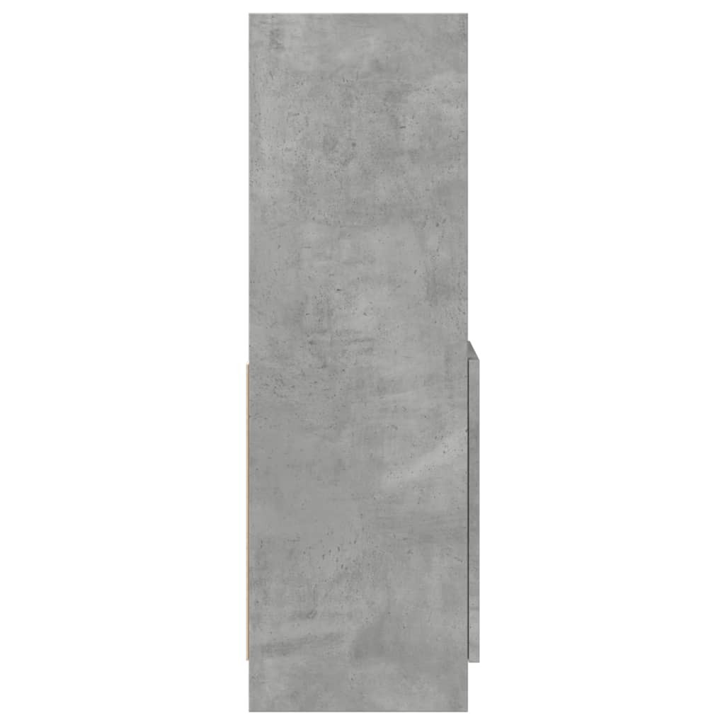 Highboard Beton Grå 92x33x100 cm Træmateriale