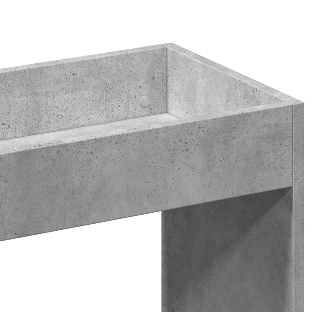 Highboard Beton Grå 92x33x100 cm Træmateriale